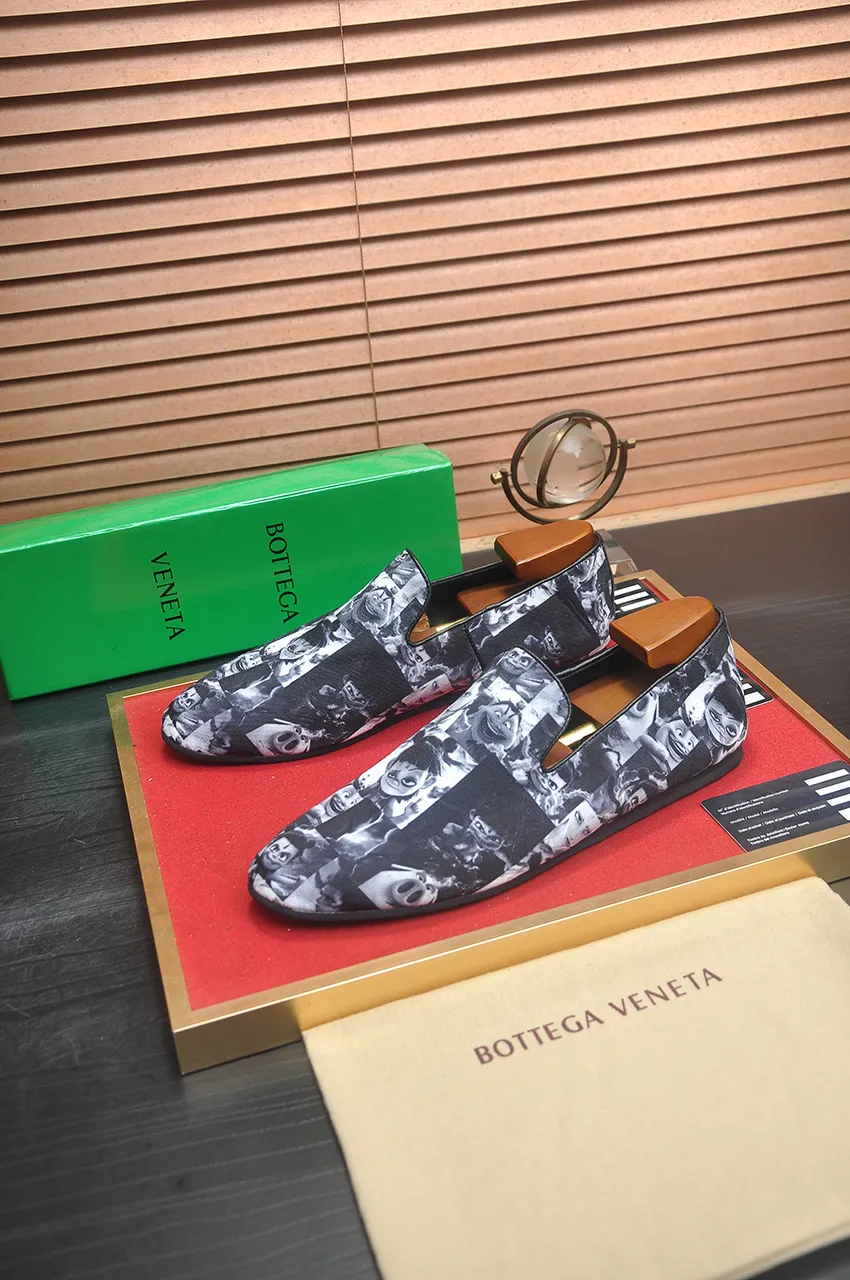 Men's shoes 💰460💶 [Botteg Venetta (BV)] (wallet shoes) exclusive new model official website new model The upper is made of high-quality top calfskin. Delicate feel and flowing luxurious texture. Tailored for refined men to create a noble aura. Delicate and regular Mark hand stitching. Smooth lines. Full sheepskin lining, comfortable to wash sweat. 38-44